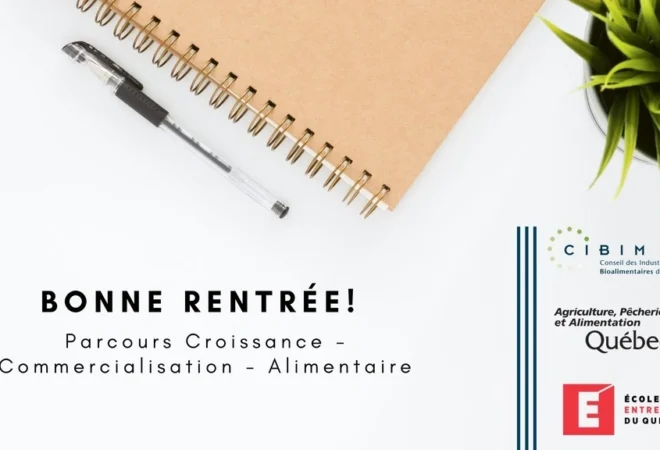 Édition septembre 2020: Le Parcours Croissance – Commercialisation – Alimentaire redémarre ses cours!
