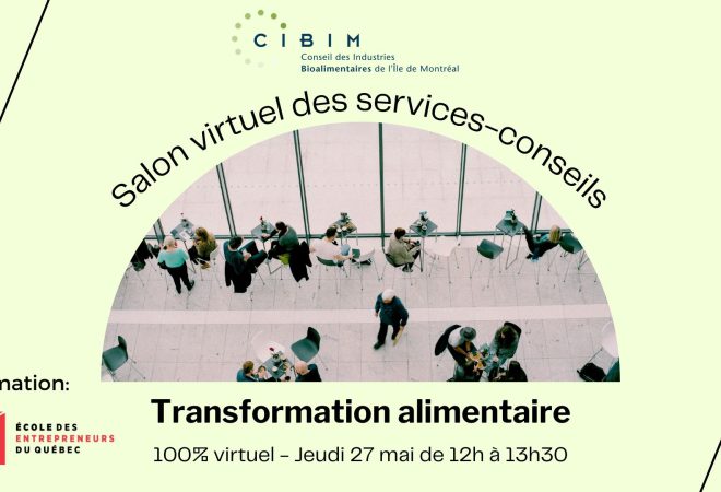 Édition juin 2021 : Salon des services-conseils en transformation alimentaire : bilan