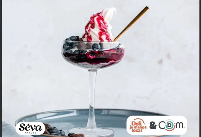 Recette DÉFI JE MANGE LOCAL : Sundae du Lac – Séva Nature
